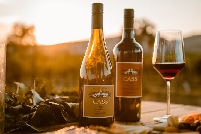 Vineyard Rides Paso Robles Sidecar Wine Adventure - Cass Winery time: what you get and how the tasting upgrade changes the day