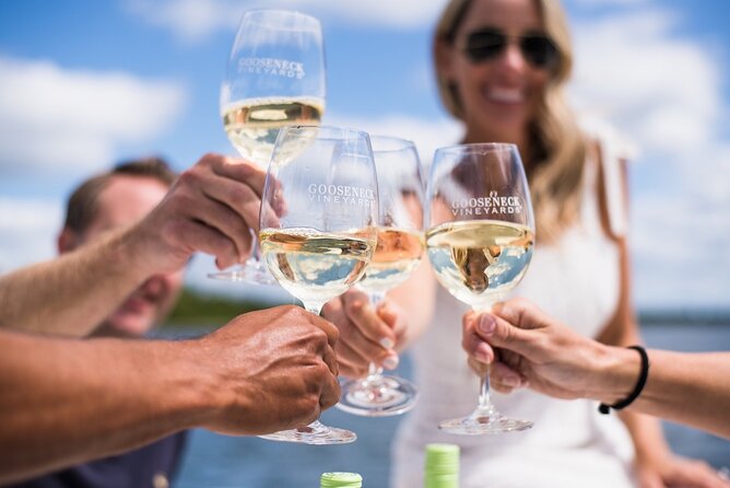 Vineyard Voyages - Floating Wine Tasting - What you’ll drink: six wines, Prosecco, and light pairings