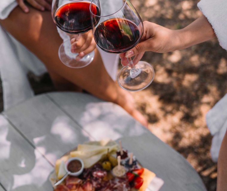 Vinotherapy in a Gallura winery with wine tasting - Finishing with a Vineyard Wine Tasting (and a Real Local Board)