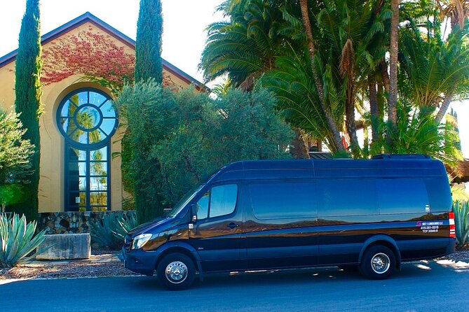 Winery and Vineyard Transportation in Executive Style Mercedes-Benz Sprinter - Comfort details: what you get besides the wine