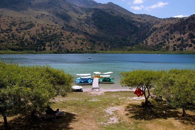 Winery Tour and Kourna's Lake from Rethymno - Lake Kournas by Pedalo: Morning Water Time on Crete’s Only Freshwater Lake