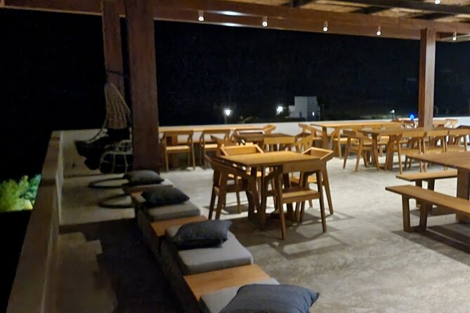 Winery Tour and Tasting in Tinos with the Winemaker - The terrace tasting: six wines, plus cheeses and hams