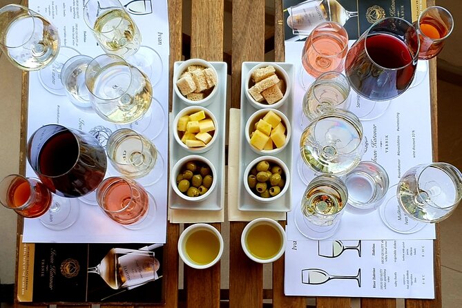 Winery Tour and Tasting with the Sommelier in KRK - What you’ll taste in the six pours: Malvasia, Teran, and more